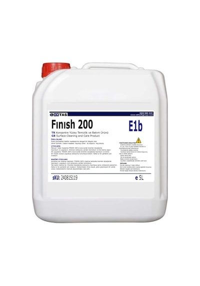 Fınısh 200 E1B Yüzey Temizlik Ve Bakım Ürünü 5 Litre N11.7006