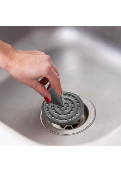 Silikon Lavabo Küvet Süzgeci - Banyo Gider Tıpası - Lavabo Tıkacı Plastik Diğer