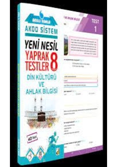 8.Sınıf Din Kültürü ve Ahlak Bilgisi Yeni Nesil Yaprak Testler- Damla Yayınevi
