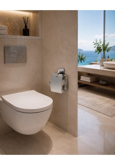 Angled Wc Kapaklı Kağıtlık Acar Zr5900 000 Açık Krem
