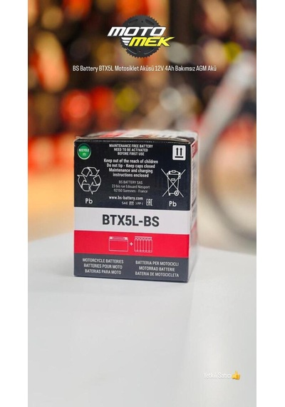 Bs Battery Btx5l-bs Motosiklet Aküsü Ytx5l