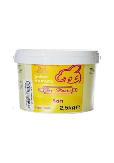 Dr Paste Şeker Hamuru 2,5 Kg - Sarı