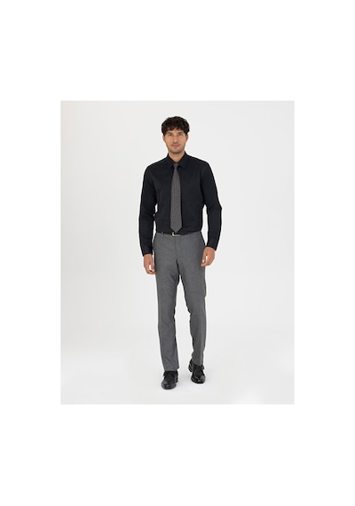 Pierre Cardin Slim Fit Uzun Kollu Basic Gömlek 50277778-vr046 Siyah