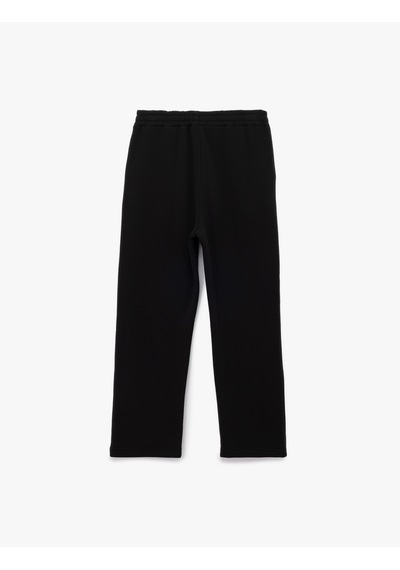 Koton Straight Fit Cep Detaylı Şardonlu Beli Lastikli Kışlık Eşofman Altı Siyah 7wam40002mk Koton Straight Fit Cep Detaylı Şardonlu Beli Lastikli Kışlık Eşofman Altı Siyah 7wam40002mk