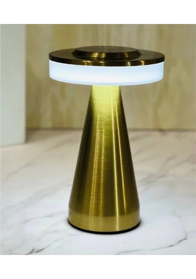 Led Dokunmatik Masa Lambası Altın