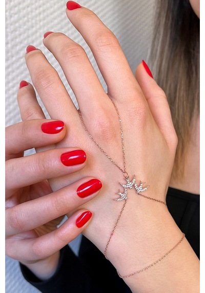 925 Ayar Gümüş Rose Kırlangıçlar Şahmeran - 45098501 Rose Gold