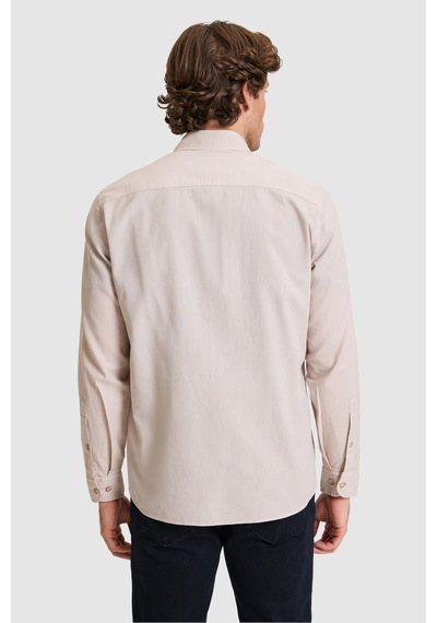 U.s. Polo Assn. Erkek Taş Gömlek Basic 50322343-vr049 Taş Rengi