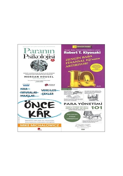 Paranın Psıkolojısı + Zengın Baba Fınansal İq Nuzu Artiriyor + Önce Kar 3 Set