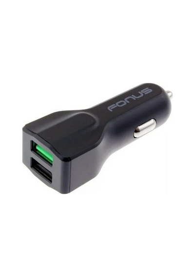 Fonus Çift Usb Çıkışlı Qc 3.0 Hızlı Araç Şarj Cihazı
