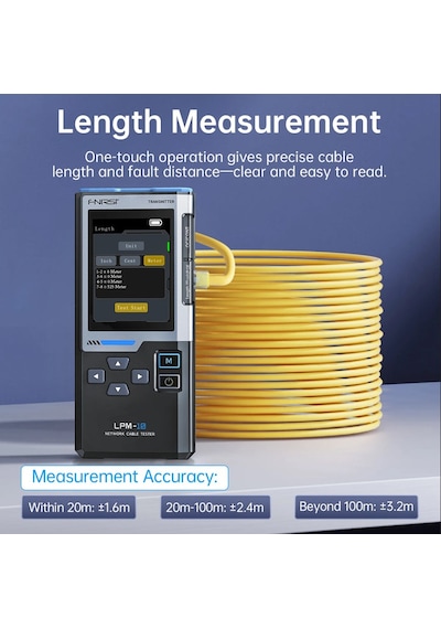 Fnırsı Lpm-10a Çok Fonksiyonlu Ağ Kablosu Test Cihazı Ve Kablo Bulucu Poe + Ncv