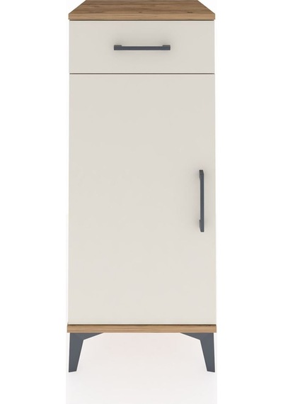 Hyperion Komodin Tek Raflı Tek Çekmeceli Tek Kapaklı 44x44x106 Çam-aytaşı Atlas Çam