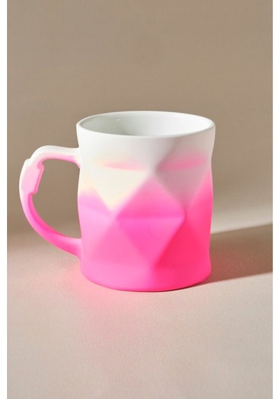 Karaca Soft Touch Geo Kupa 450 Ml Pembe