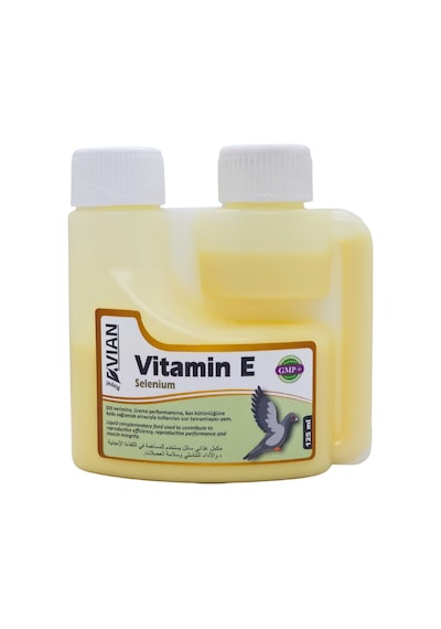 Royal İlaç Vitamin E Selenyum 125 ML Güvercin ve Kafes Kuşları Için Kızıştırıcı ve Pankreatit Destek