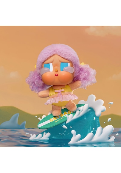Pop Mart - Orijinal Crybaby Vacation Mode On Serisi Vinil Peluş Bebek Süpriz Kör Paket