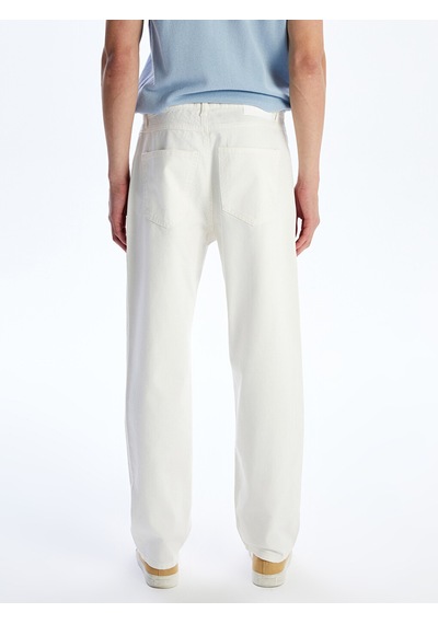 Lcw Jeans Beyaz Baggy Fit Erkek Jean Pantolon