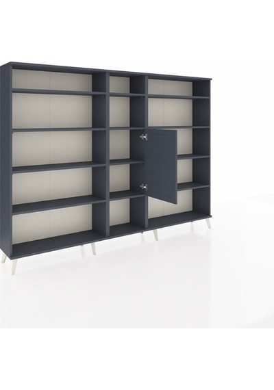 Arges Dolap 12 Raflı Tek Kapaklı 220x30x163 Antrasit-antrasit Antrasit - Antrasit Arges Dolap 12 Raflı Tek Kapaklı 220x30x163 Antrasit-antrasit Antrasit - Antrasit