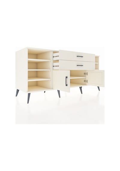 Kronos Konsol 7 Raflı 2 Çekmeceli 2 Kapaklı 176x59x83 Aytaşı-aytaşı/aytaşı Aytaşı/aytaşı