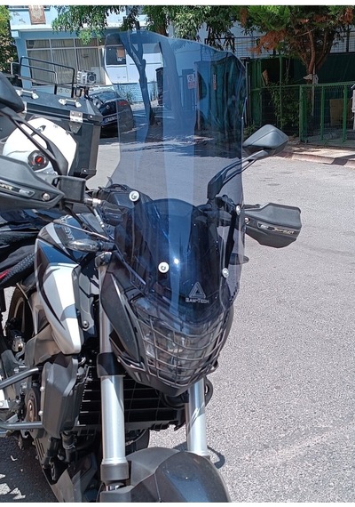 Dominar 250 Dominar 400 Tur Camı + Montaj Demiri Cam Yükseklik 60cm X Üst Genişlik 40cm