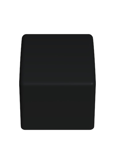 Cateksss 20x20 Mm Dış Profil Pabucu Siyah - 16 Lı Paket