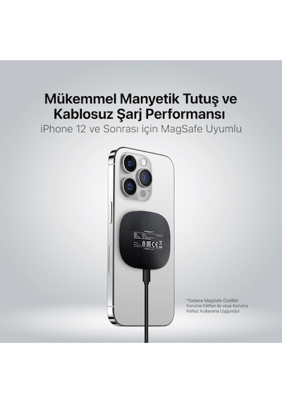 Ttec 2ks25b Aircharger M Kit Magsafe Uyumlu Kablosuz Pd 20w Seyahat Hızlı Şarj Aleti