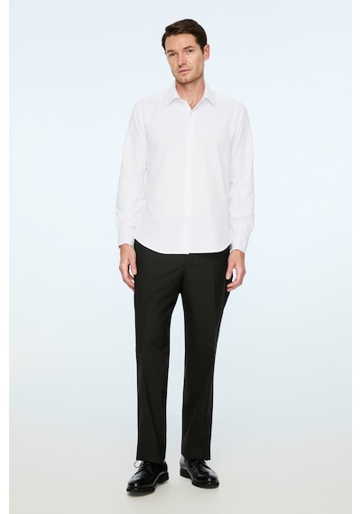 Morven Erkek Beyaz Trend Dynamic Fit Sert Yaka Gömlek 26mc004072600 Beyaz