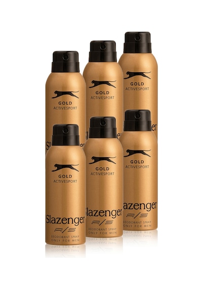 Slazenger Active Sport 6 Lı Set Erkek Gold Deodorant