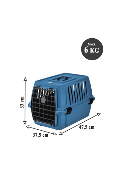 Kedi Köpek Evcil Hayvan Taşıma Çantası 47,5 X 33,5 X 33 Cm 6 Kg Taşıma Kapasitesi