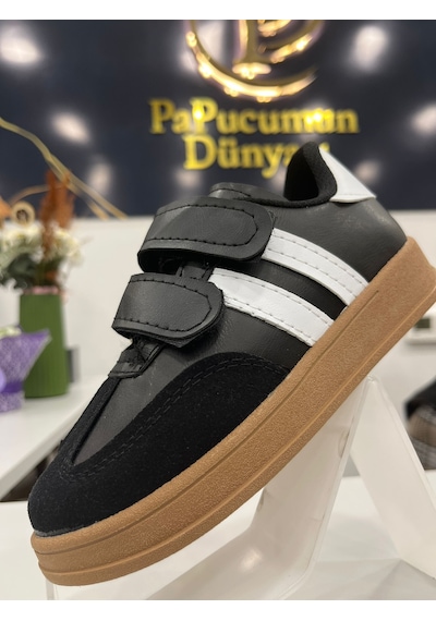 Papucumun Dünyası Kız Ve Erkekler İçin Günlük Spor Ayakkabı Siyah