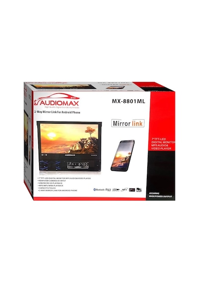 Audiomax İndash 7 İnch Double Teyp Bluetooth Mirror-Usb-Sd-Aux N11.438