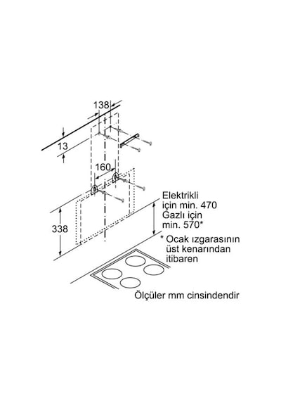 Bosch DWK065G60T Duvar Tipi 60 CM Davlumbaz