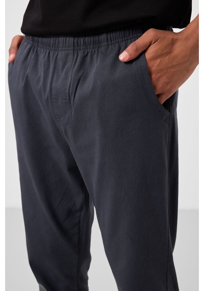Tommylife Gri Standart Fit Dokuma Hafif Esnek Chino Erkek Pantolon - 82180 Gri