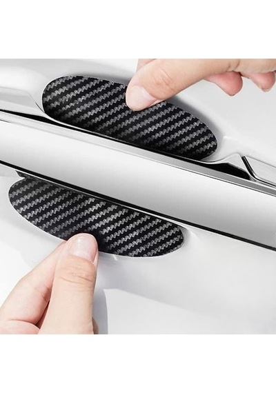 Tr 4 Adet Carbon Kapı Kolu Koruma Bantı