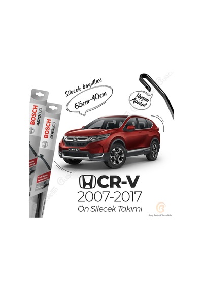 Honda Cr-V Muz Silecek Takımı 2013-2017 Bosch Aeroeco N11.3440