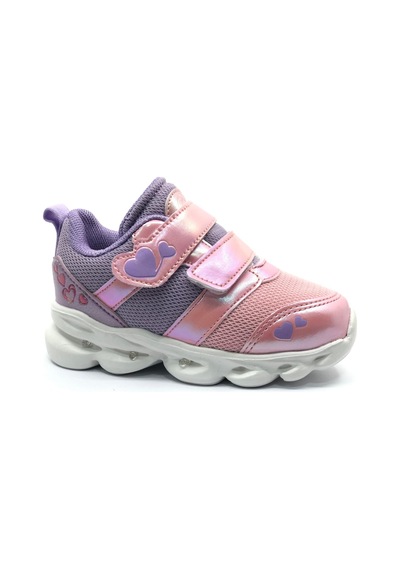 Cool 25-caty Işıklı Ortopedik Taban Bebek Spor Ayakkabı Pudra
