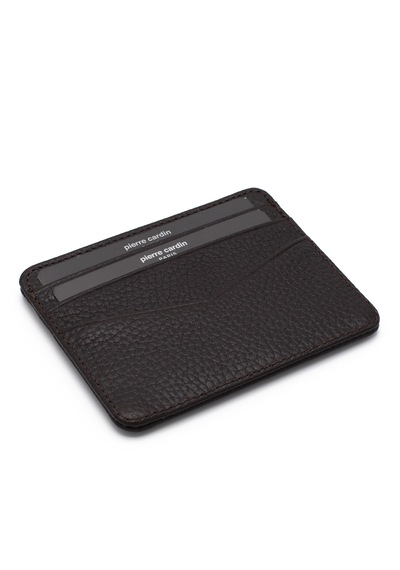 Pierre Cardin Unisex Deri Kartlık 0626 Kahverengi