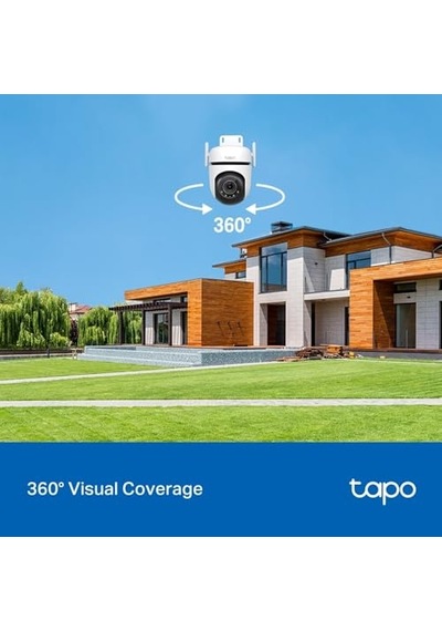 C520ws, 2k Qhd Dış Mekan Wi-fi/ethernet Güvenlik Kamerası, Hareket Tespit/takibi, 360 , Ip66 Su Geçirmez, Renkli Gece Görüşü, Çift Yönlü Ses, Bulut/yerel Depolama, Sesli Ve Işıklı Alarm
