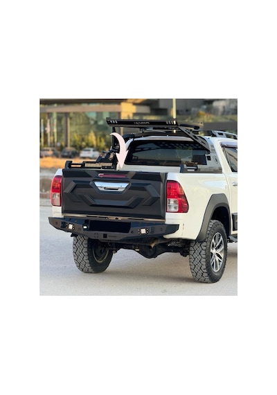 2015+ Toyota Hilux Arka Bagaj Kaplama Kabartma Koruma Mat Siyah