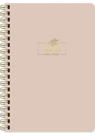 Write For A Start A5 Çizgili Spiralli Defter Mavi Lila