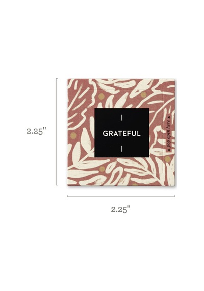 Thoughtfulls Pop-open Kartlar - 4'lü Minnettar Paket, Niyetle Yaşa, Farkındalık, Carpe Diem - 120 Açılır Kart, Her Biri İçinde Farklı Bir Mesaj Var
