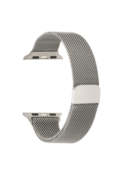 Watch Ultra 49mm Kordon Uyumlu Krd-01 Metal Strap Kayış Ogaa- New Gray