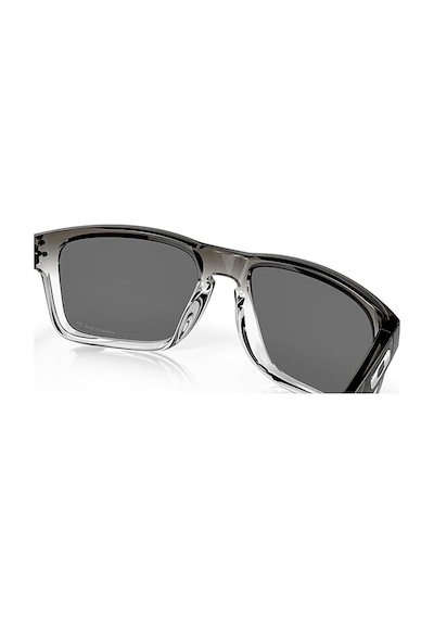 Oakley Oak 9102 910202 55 Holbrook Erkek Polarize Aynalı Kare Şeffaf Füme Kemik Güneş Gözlüğü