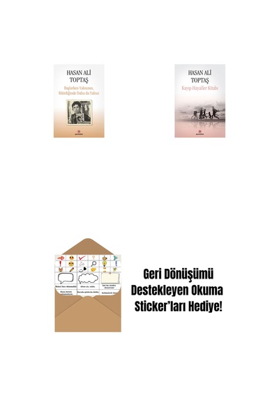 Başlarken Yalnızsın Bitirdiğinde Daha Da Yalnız + Kayıp Hayaller Kitabı + Okuma Sticker'ları