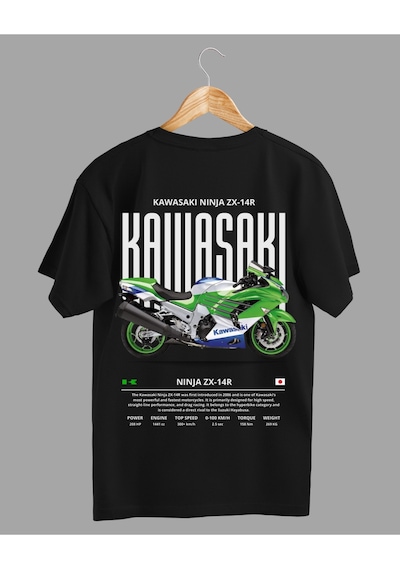 Iron 883 Baskılı Tasarımlı T-shirt Siyah