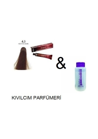 Loreal Majirel 4.3 Kestane Dore Saç Boyası Oksidanı Ile Birlikte