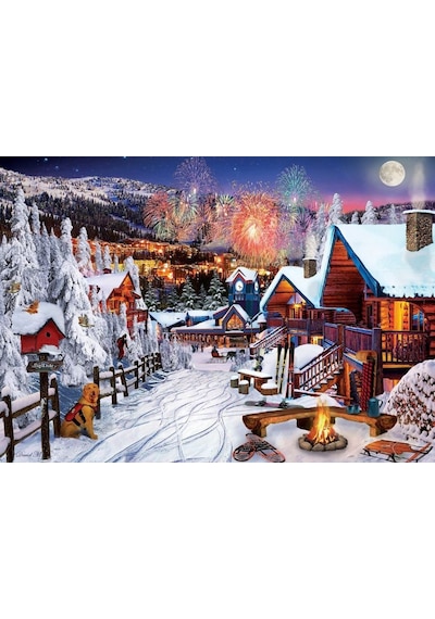 Art Puzzle 1000 Parça Kış Eğlencesi Puzzle