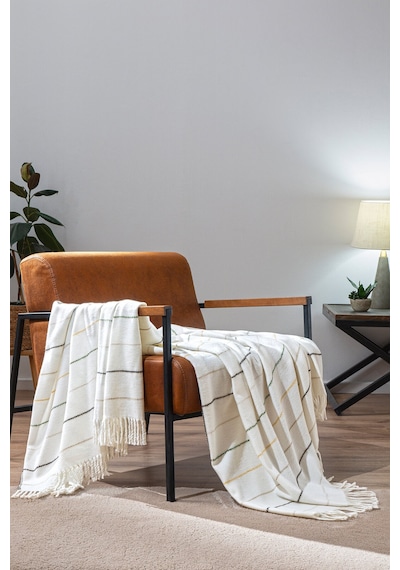 Liso Battaniye 130x170 Cm Gri/siyah