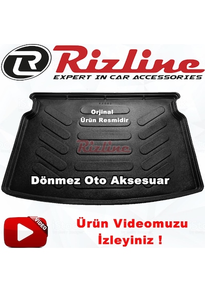 Vw Golf 7 3D Bagaj Havuzu Siyah Hb 2013-2020 Arası Rizline N11.12516