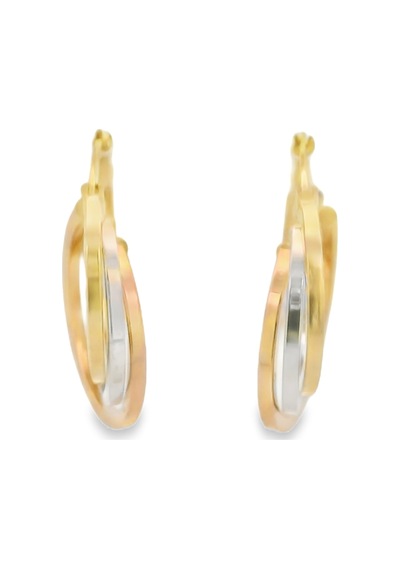 Cigold Taşsız Küpe 14 Ayar Altın 2.99 Gr Oa-k1tb01069330 Renkli