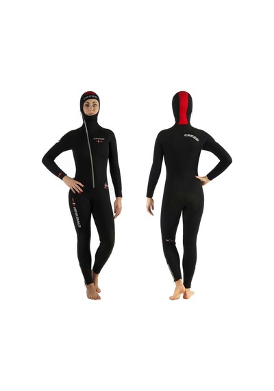 Cressi Diver Lady 5 Mm Dalış Elbisesi Siyah