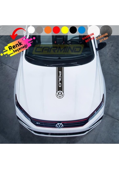 Volkswagen Polo Kaput Şerit Sticker